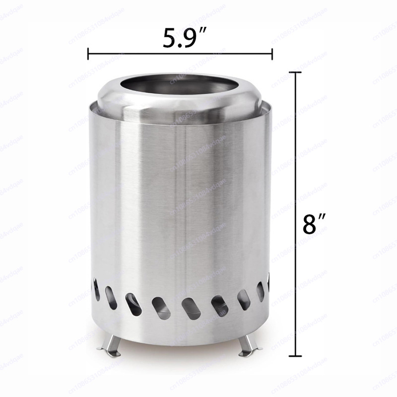 Outdoor Camping Wood Burning Stove - Stainless steel outdoor camping barbecue bonfire