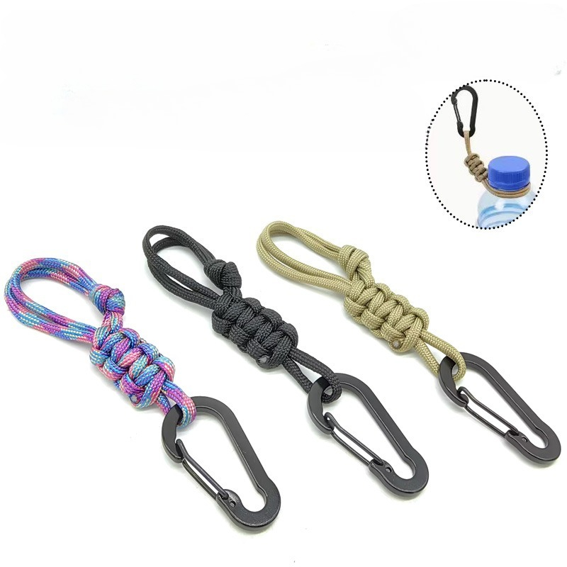 Outdoor Camping Umbrella - Outdoor Water Bottle Buckle Keychain Camping