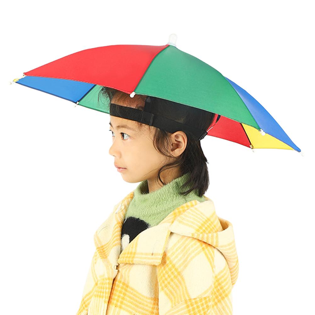 Outdoor Camping Umbrella - Umbrella Hat For Kids Child Foldable