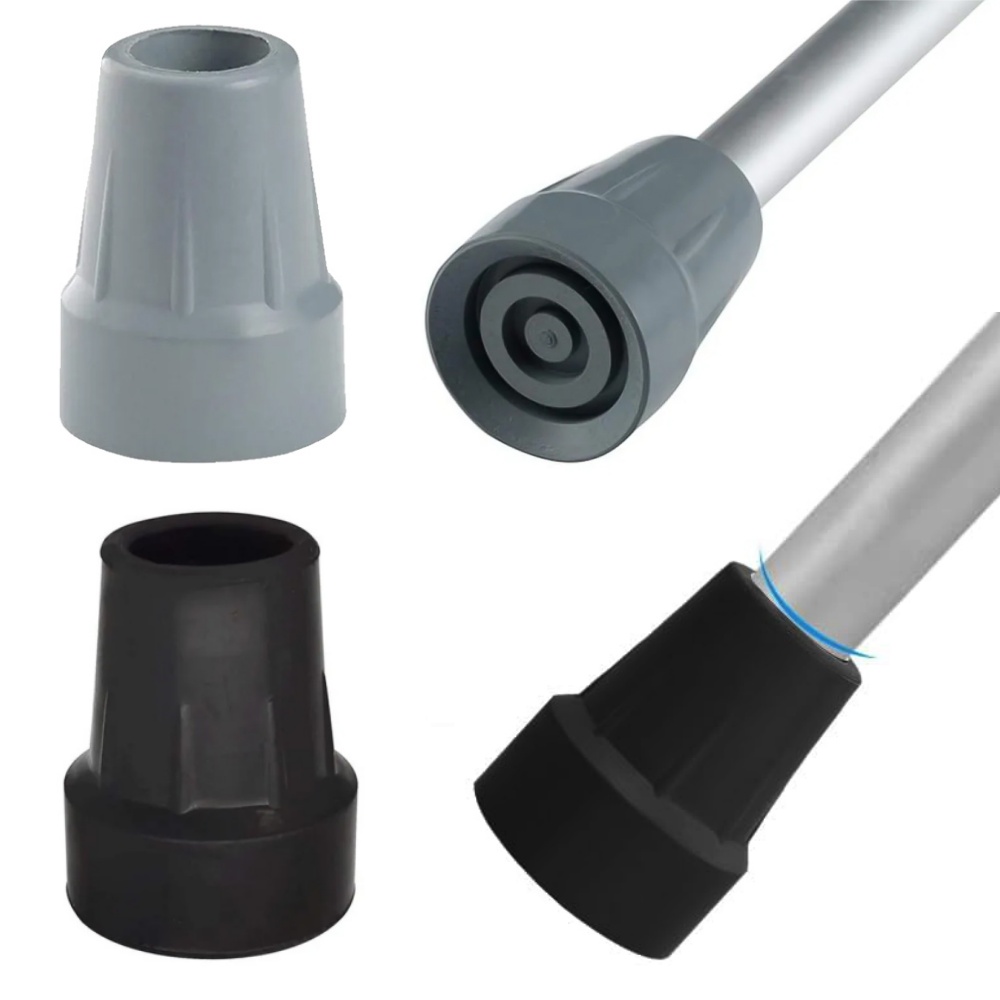 Trekking Poles - 1Pc Black/Gray 19mm/22mm Walking Stick Feet