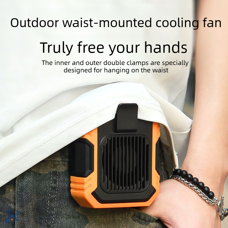 Outdoor Camping Fans - Waist Mount Clip on Fan USB