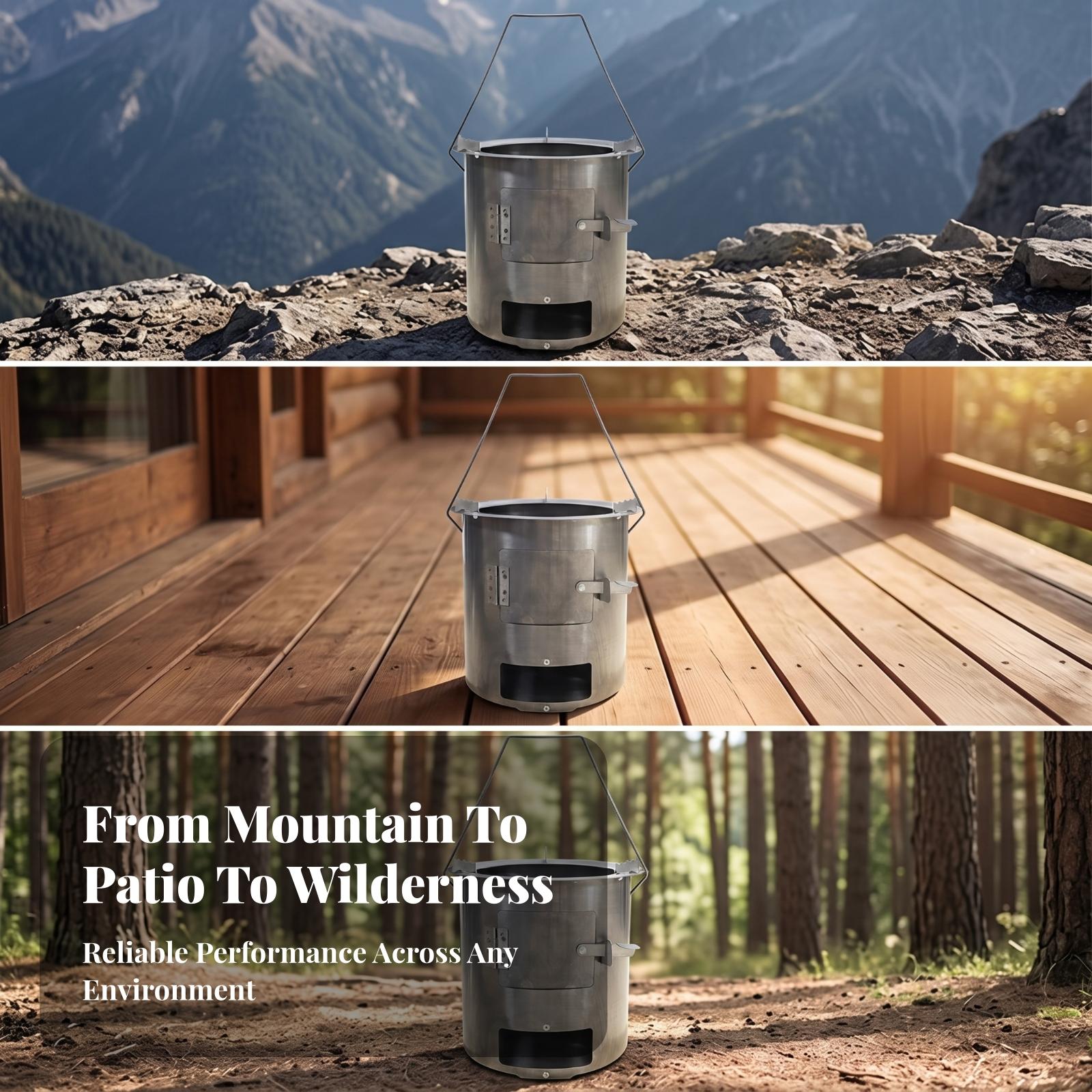Economy Wood Stove for Outdoor - Outdoor Camping Stove Wood ulasan dan harga