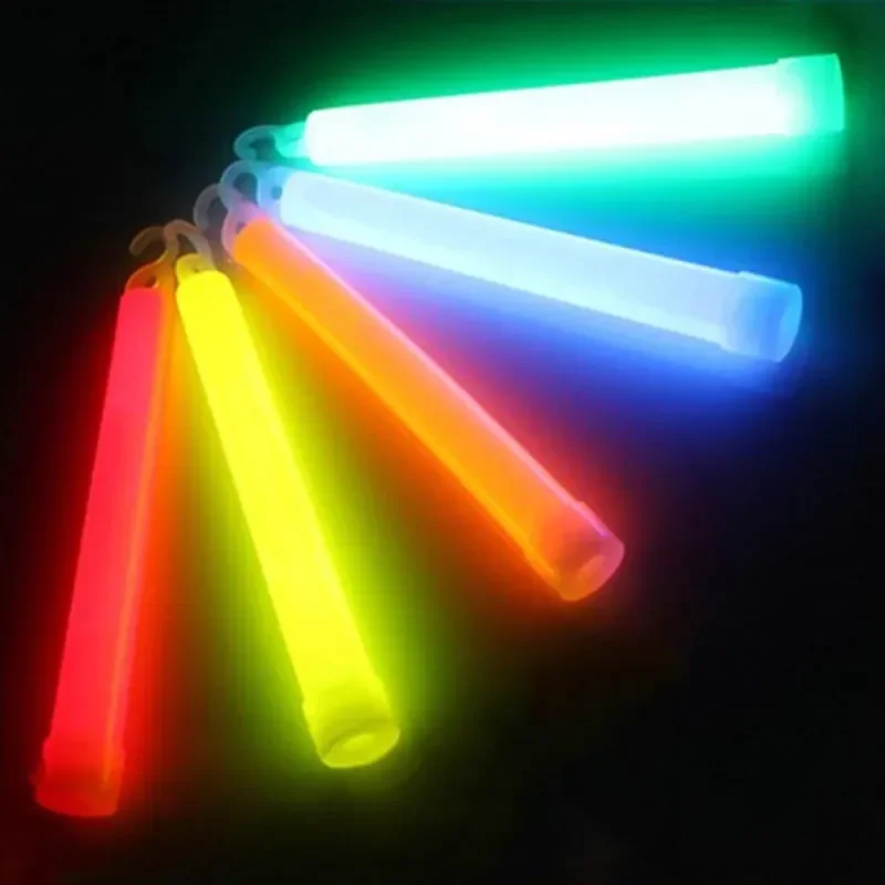 3Q-10pcs Glow Sticks with Hook - Glow Sticks Survival ulasan dan harga