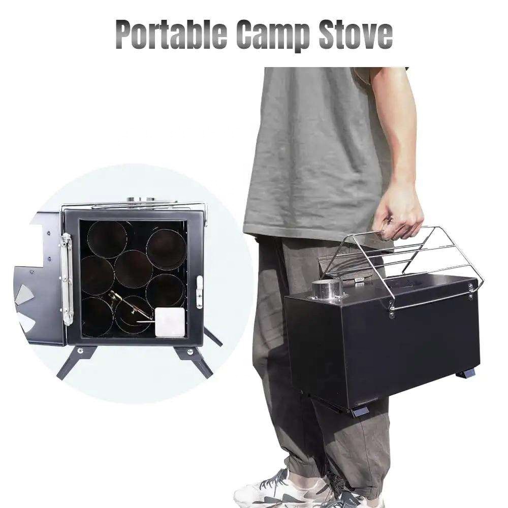Portable Outdoor Stainless Ste - Outdoor Camping Stove Wood ulasan dan harga