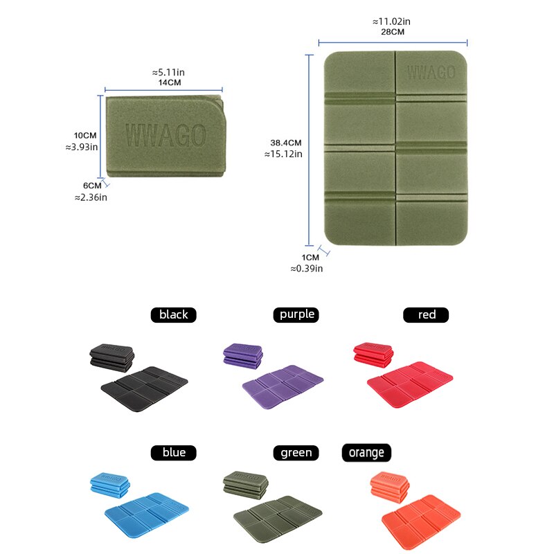 1-5pcs Foam XPE Folding Cushio - Outdoor Camping Quilt ulasan dan harga