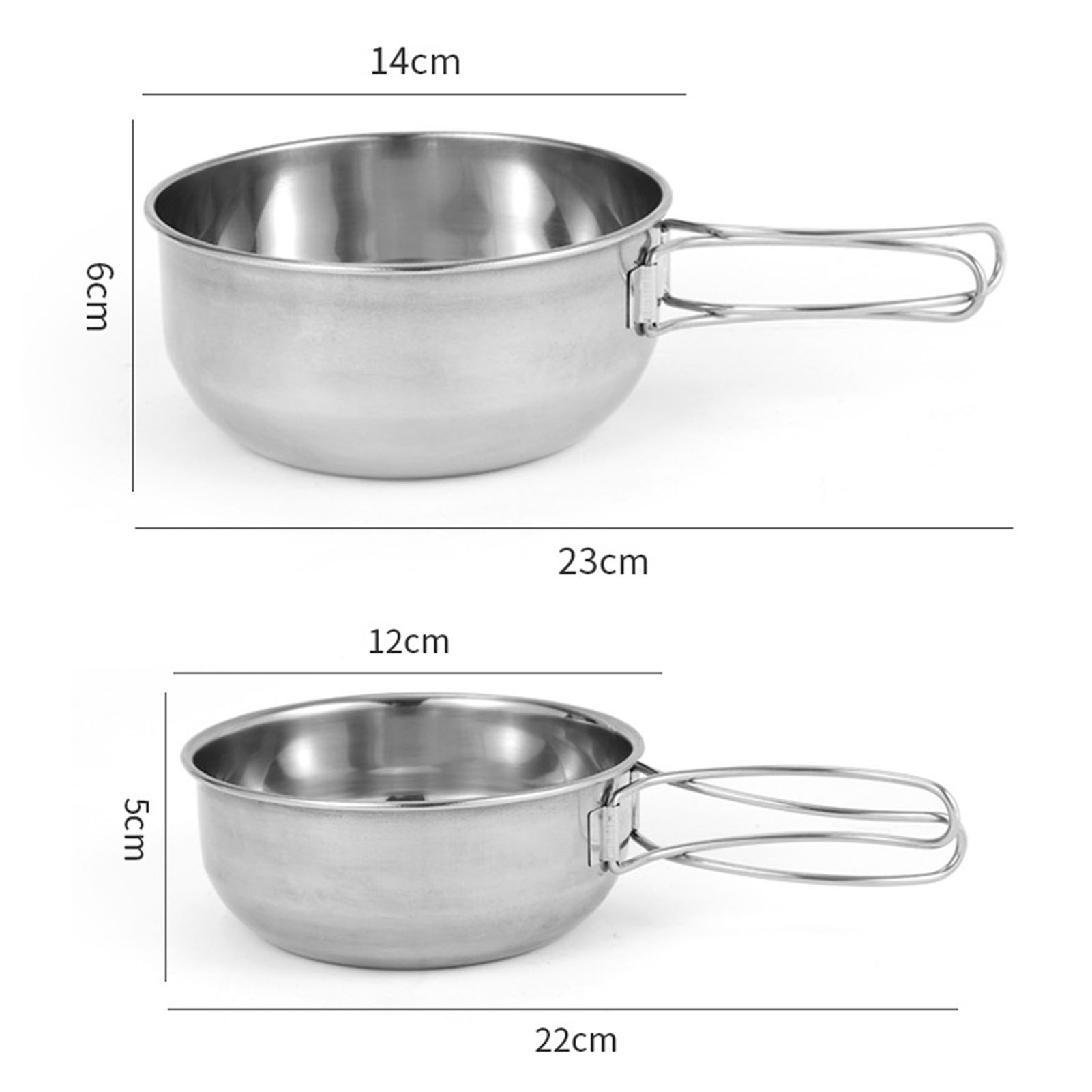 Foldable Camping Pot Stainless - Outdoor Camping Utensils ulasan dan harga