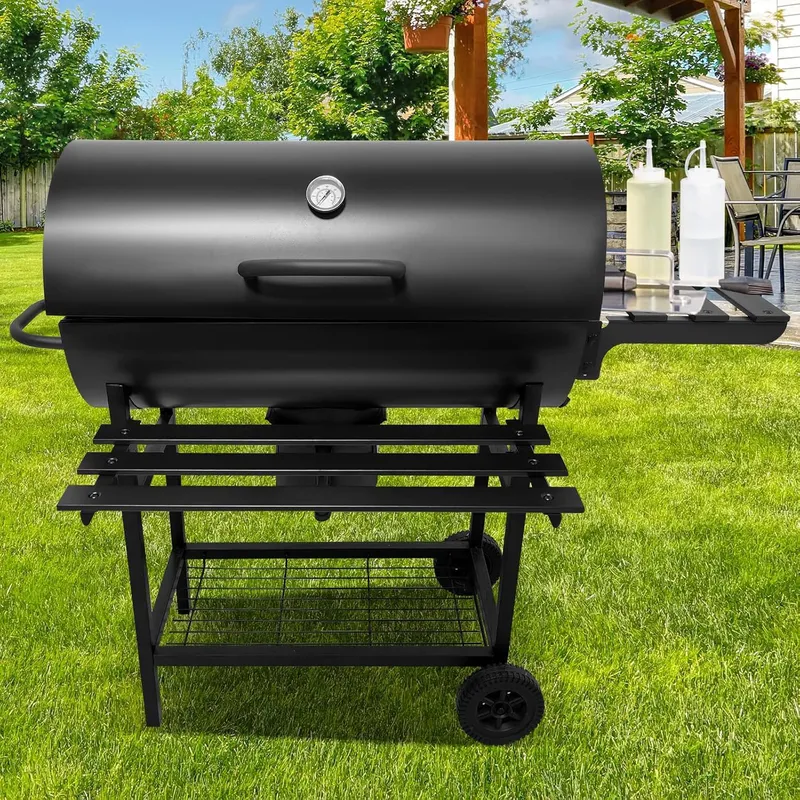 Foldable Outdoor Oil Drum Fire - Outdoor Camping Wood Burning Stove ulasan dan harga