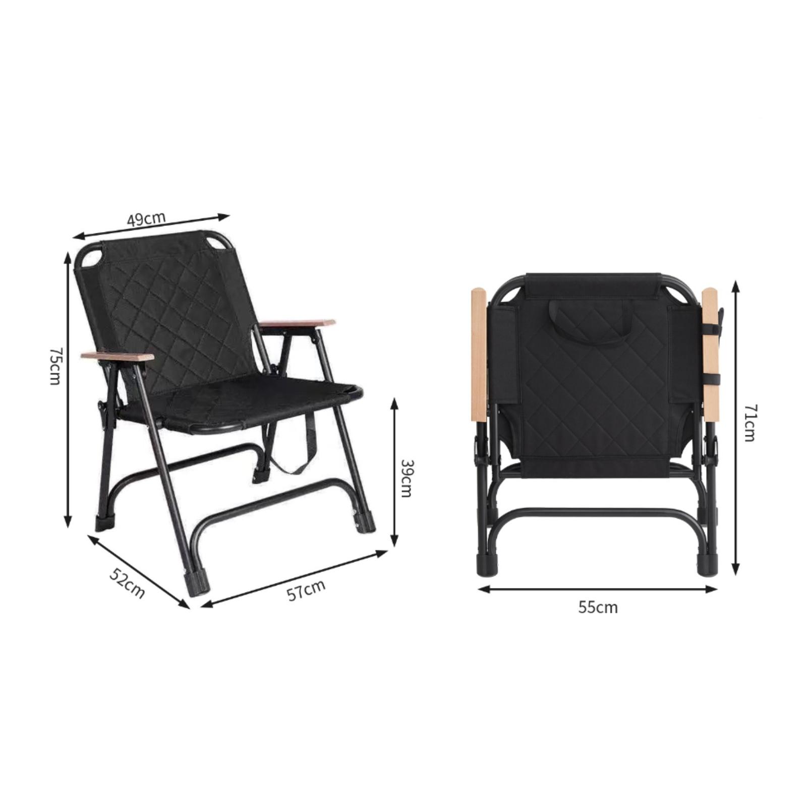 Outdoor Folding Chair with Woo - Outdoor Camping Quilt ulasan dan harga