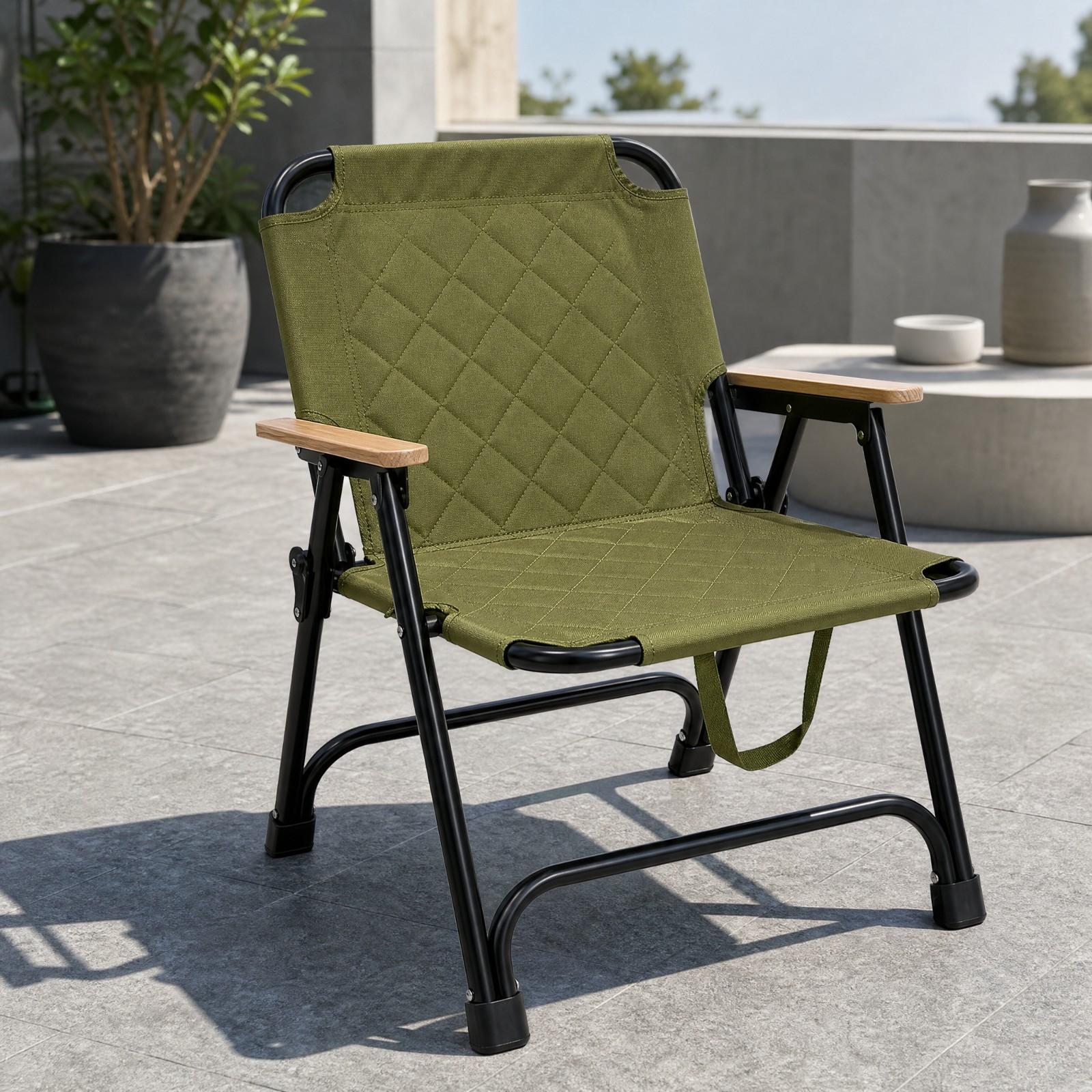 Outdoor Folding Chair with Woo - Outdoor Camping Quilt ulasan dan harga