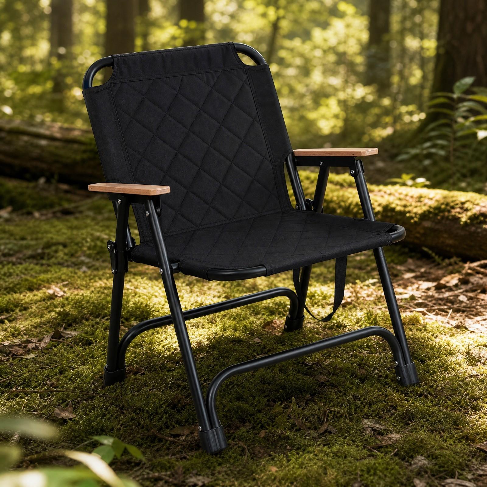 Outdoor Folding Chair with Woo - Outdoor Camping Quilt ulasan dan harga
