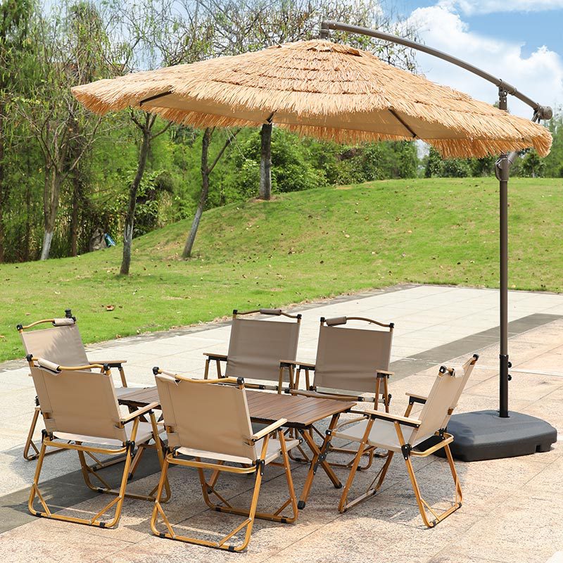 Outdoor parasol Mao grass umbr - Outdoor Camping Umbrella ulasan dan harga