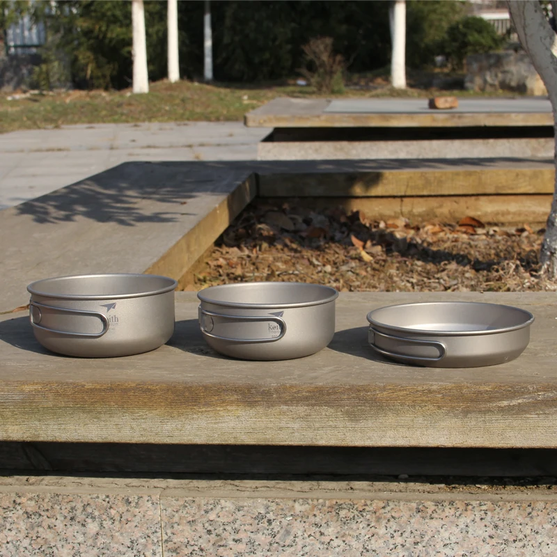 Keith 3PCS Titanium Cookware P - Outdoor Camping Essentials ulasan dan harga