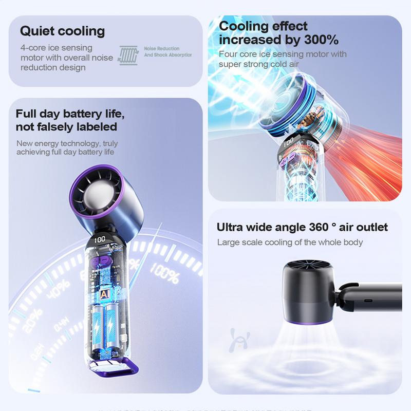 Travel Fan Bladeless Desk Fan  - Outdoor Camping Fans ulasan dan harga