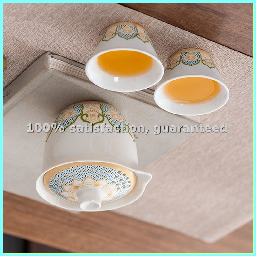 Ceramic Art Tea Set Travel Tea - Outdoor Camping Set ulasan dan harga