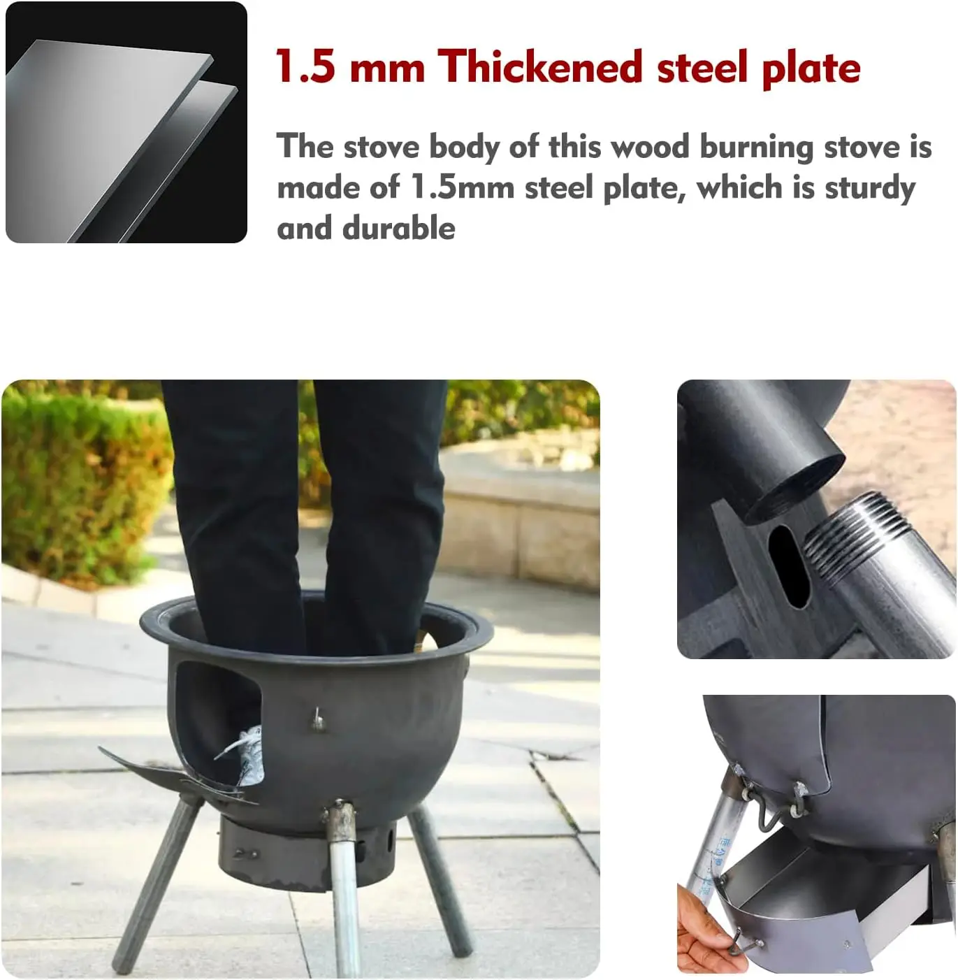 Multifunction Wood Burning Sto - Outdoor Camping Stove Wood ulasan dan harga
