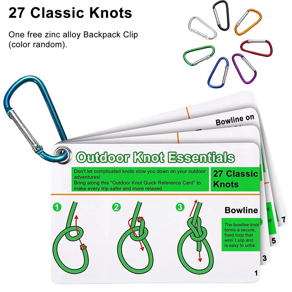 Outdoor Knot Reference Guide,  - Outdoor Camping Essentials ulasan dan harga