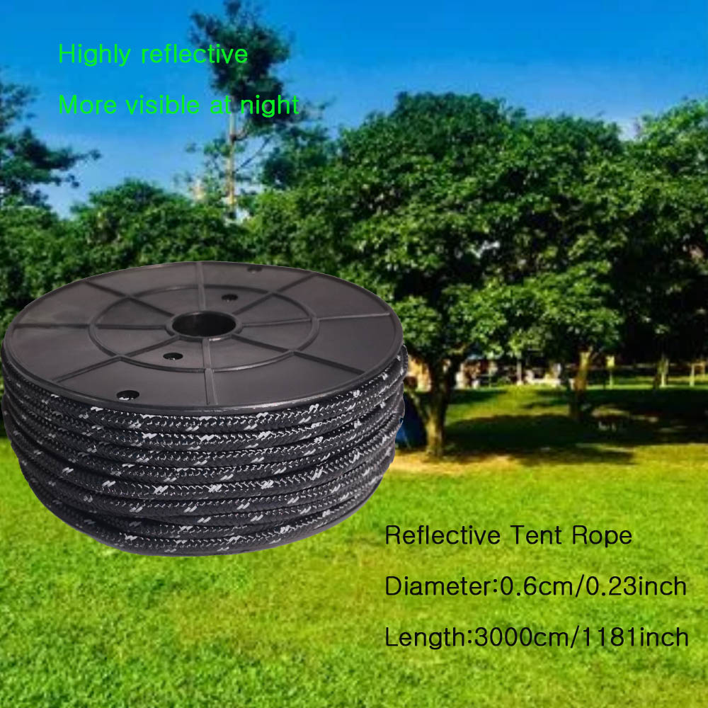 30M Reflective Paracord 6mm Pa - Outdoor Camping Umbrella ulasan dan harga
