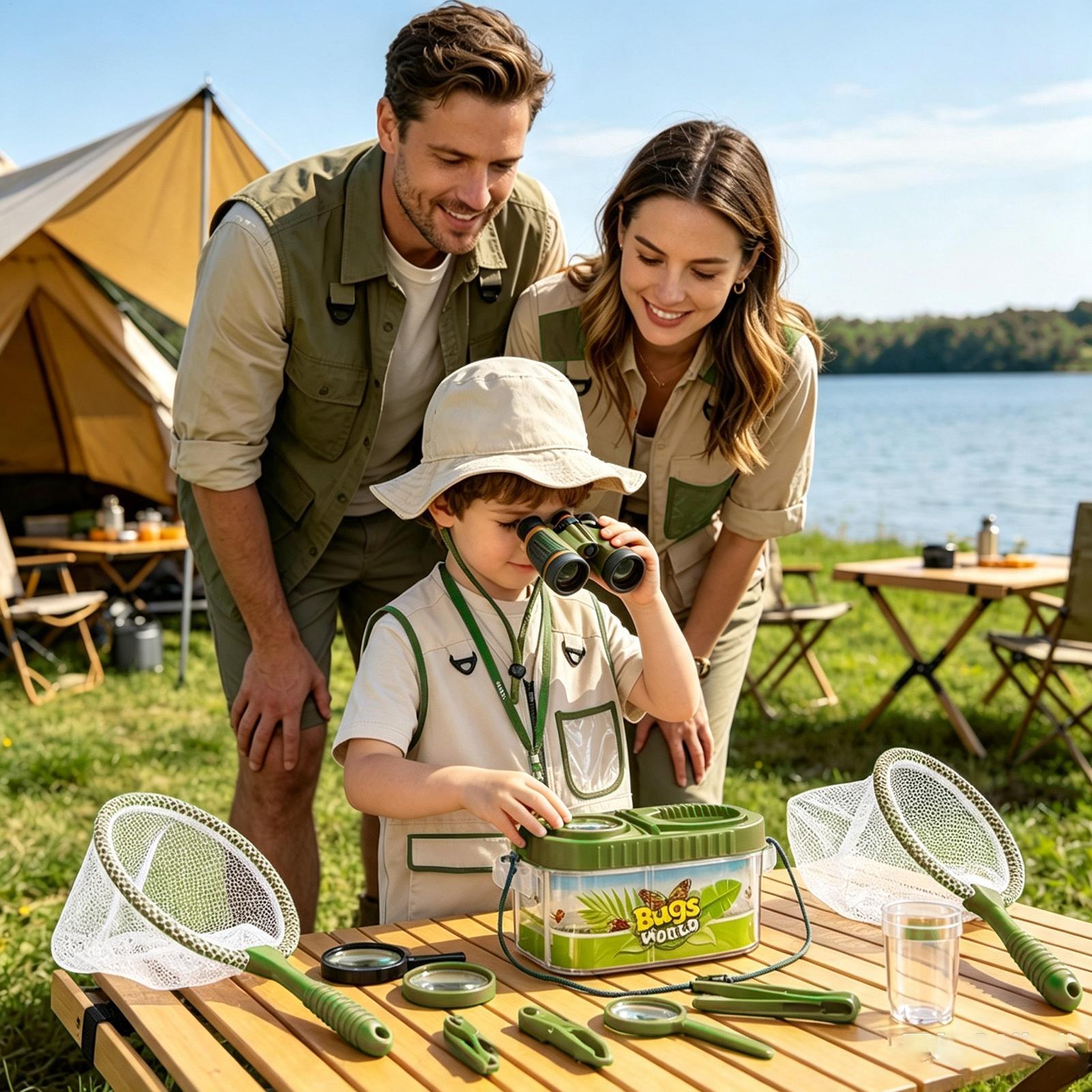 Kids Adventure Kit With Magnif - Outdoor Camping Kids Activities ulasan dan harga