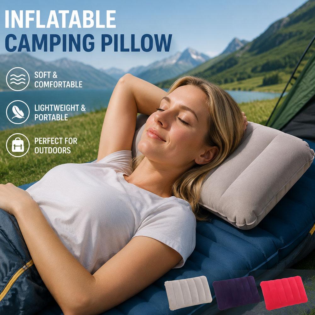 47x30cm Air Cushion Pillows Ou - Outdoor Camping Quilt ulasan dan harga