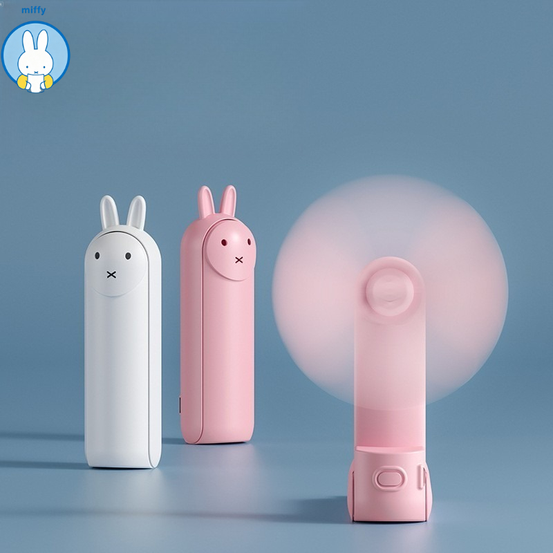 Kawaii Miffy Foldable Handheld - Outdoor Camping Fans ulasan dan harga