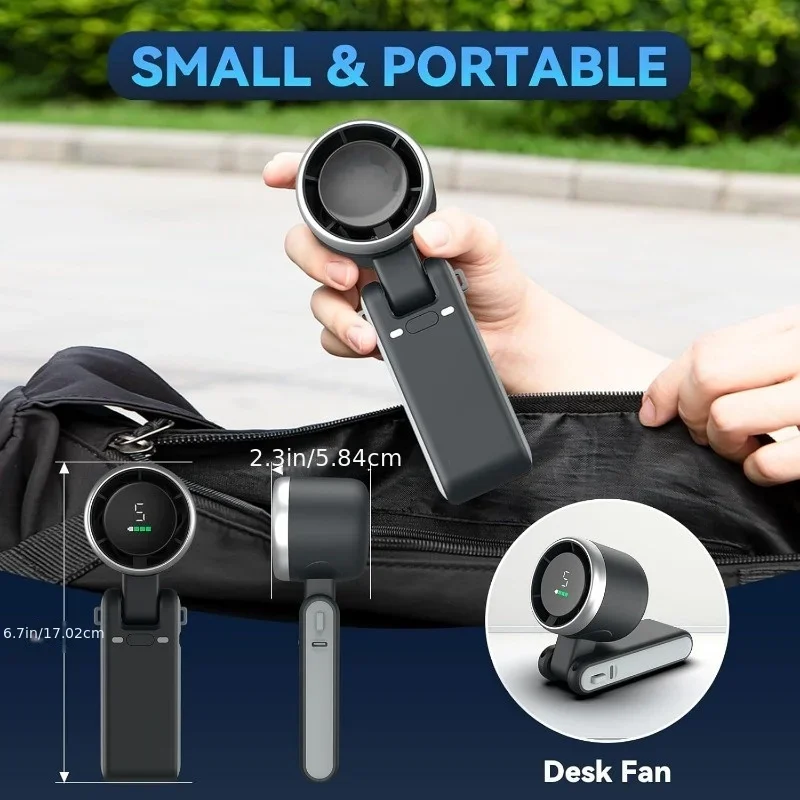 5 Speed Levels Mini Fan 3 Purp - Outdoor Camping Fans ulasan dan harga