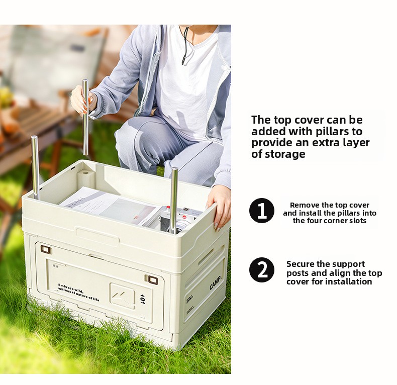 Camping Folding Storage Box Wo - Outdoor Camping Folding Chairs ulasan dan harga