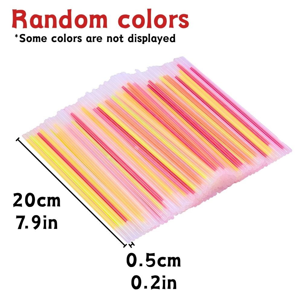 64/121pcs Multi‑Color Random G - Glow Sticks Survival ulasan dan harga