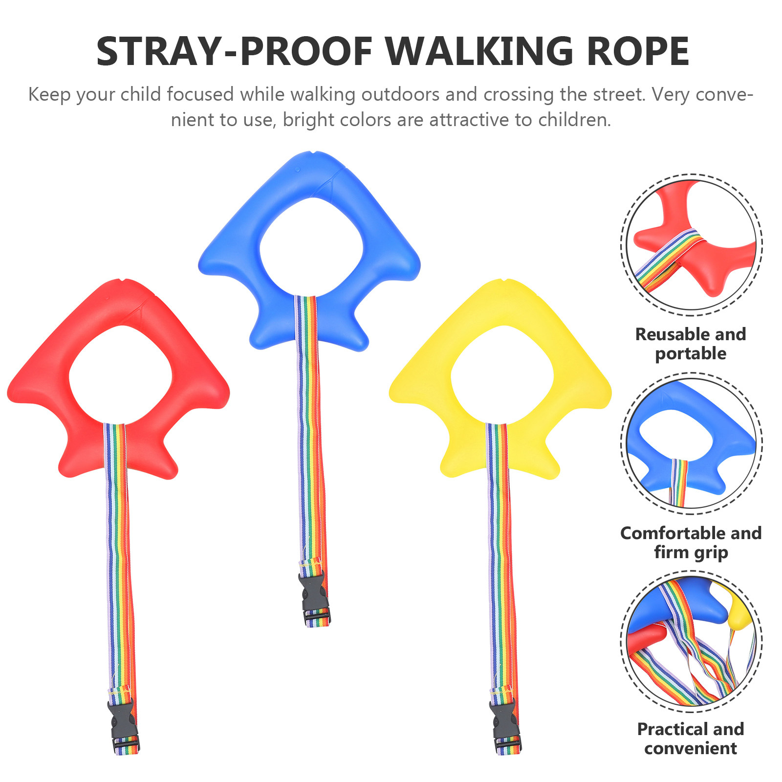 3Pcs Preschool Walking Rope Ro - Outdoor Camping Kids Activities ulasan dan harga