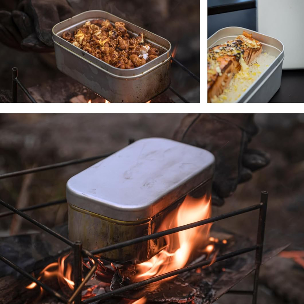 Foldable Bento Box Handle, Lun - Outdoor Camping Essentials ulasan dan harga