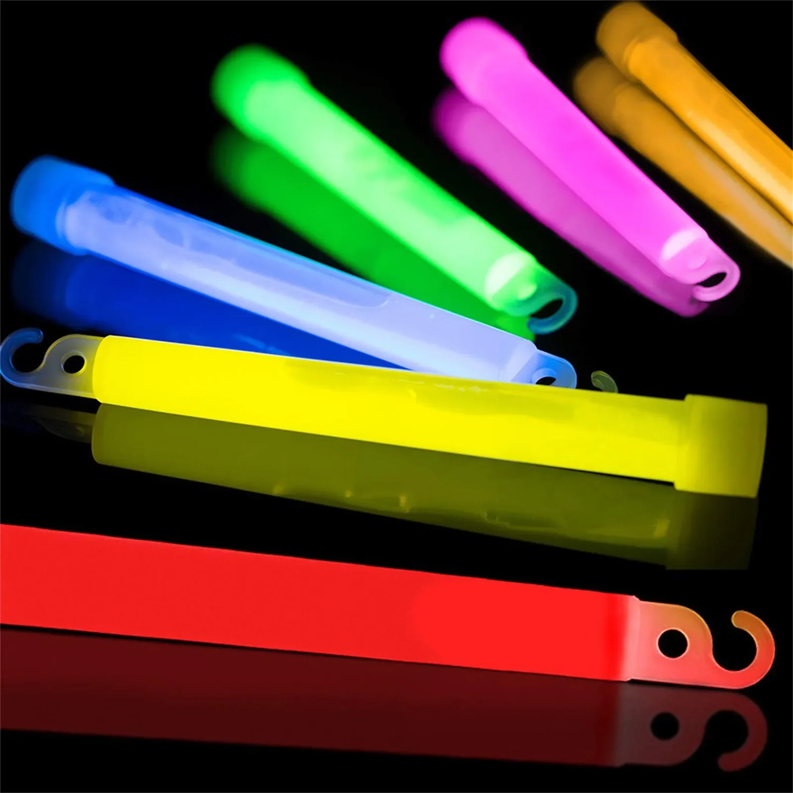 Glow Sticks with Hook 4/6 inch - Glow Sticks Survival ulasan dan harga
